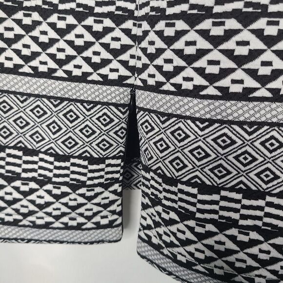 Eloquii Tribal Pattern Color Block Skirt Size 24 - Picture 3 of 6